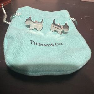 Scottie dog earrings